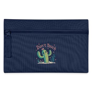 Cactus Dont Touch - Pencil Case - light blue - Front