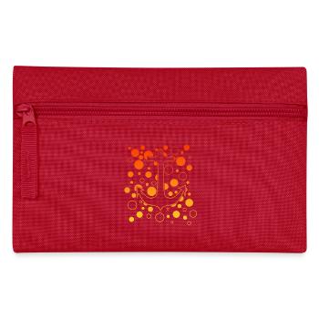 Leuchtender Anker mit Bubbles - Federtasche - Rot - Vorne