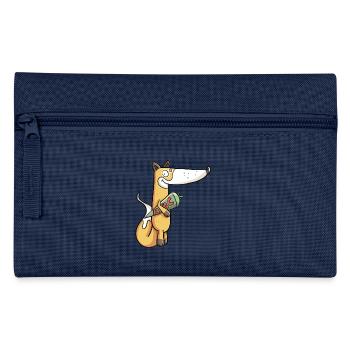 Schulkind Fuchs I Einschulung Erstklässler - Federtasche - Hellblau - Vorne