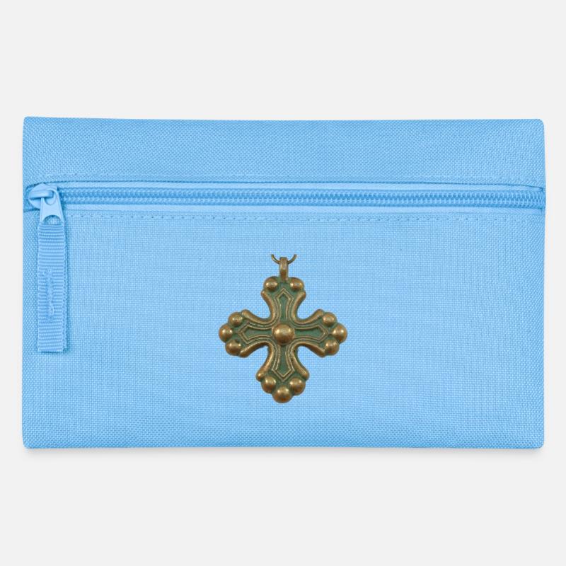 Croix de bronze Kaleva - Trousse - bleu clair