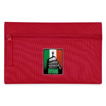 Ewiges Rom - Federtasche - Rot - Vorne