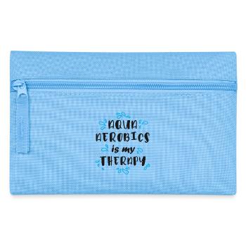 Aqua Aerobics Is My Therapy - Pencil Case - light blue - Front