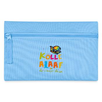 Karneval Alaaf - Federtasche - Hellblau - Vorne