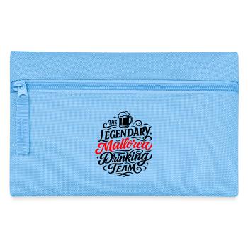Mallorca Drinking Team Urlaub - Federtasche - Hellblau - Vorne