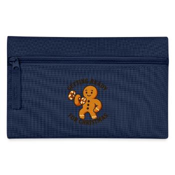 Gingerbread Hero Strength Training for the Holidays - Pencil Case - light blue - Front