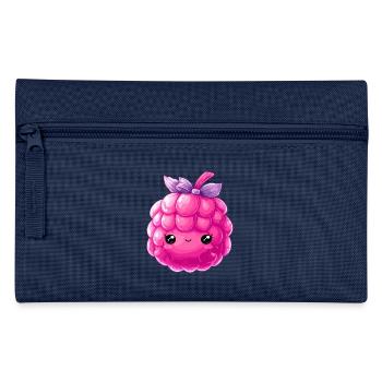 Kawaii Himbeere Kuschelcharakter - Federtasche - Hellblau - Vorne