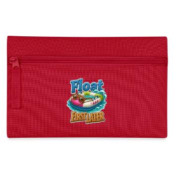 Float First, Later - Pencil Case - red - Front