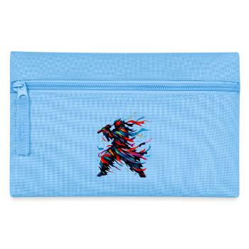 Colorful Flame Arrows Urban Samurai - Pencil Case - light blue - Front