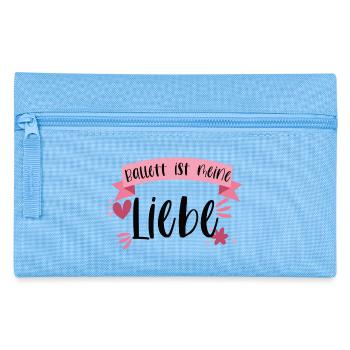Ballett tanzen Ballerina Tänzerin Geschenk - Federtasche - Hellblau - Vorne
