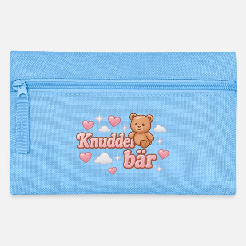 Knuddelbär / Y2K Statement Design - Pencil Case - light blue