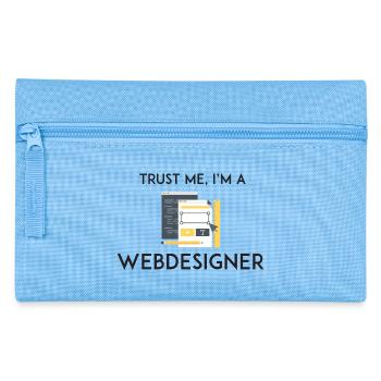 Croyez-moi, je suis webdesigner - Trousse - bleu clair - Devant