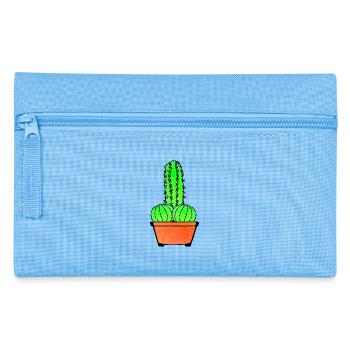Provocative Cactus and Aloe - Federtasche - Hellblau - Vorne