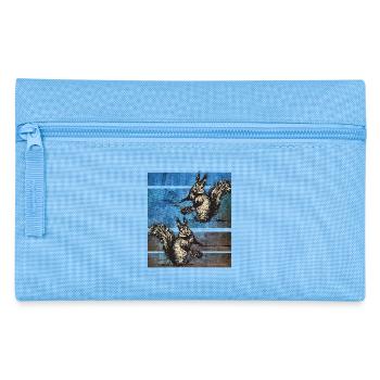Écureuil rétro - Trousse - bleu clair - Devant