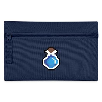 Potion bleue pixel art - Trousse - bleu clair - Devant