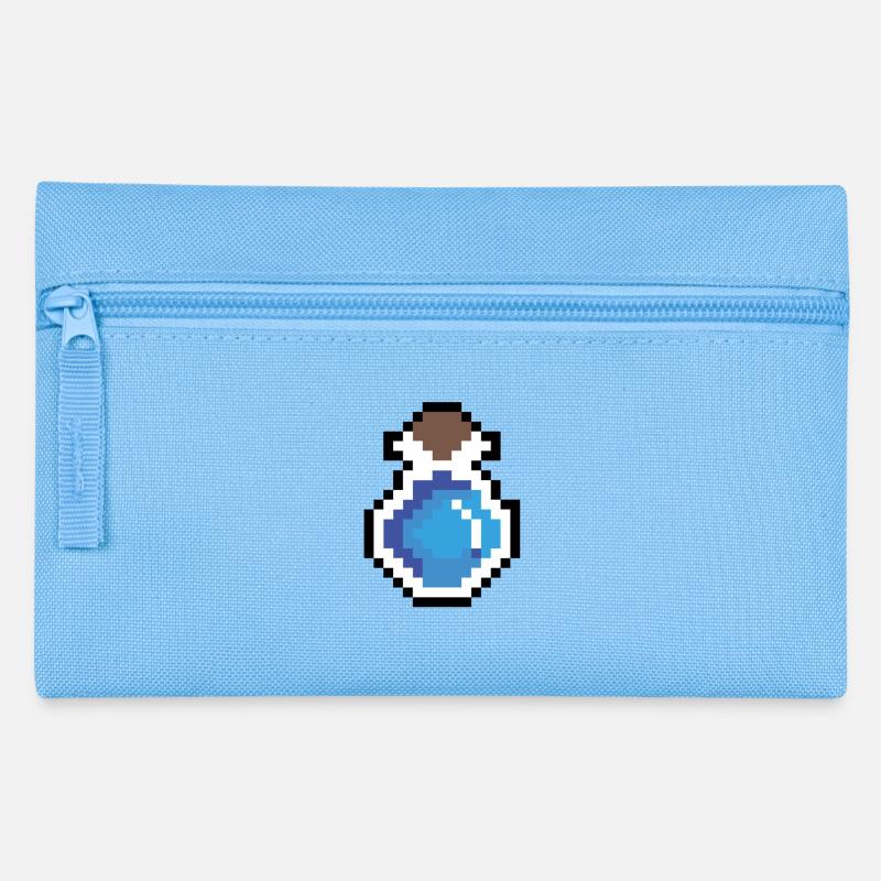 Potion blue pixel art - Pencil Case - light blue