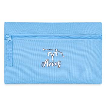 Aries Zodiac Sign - Pencil Case - light blue - Front