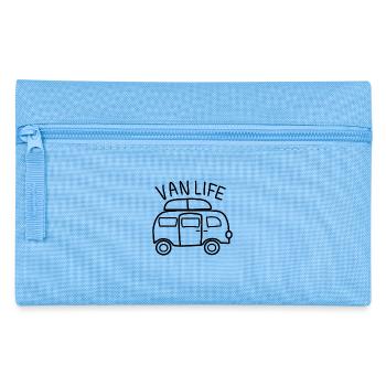 Freedom and Adventure: Camping Life - Pencil Case - light blue - Front