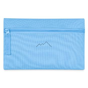 Berge Motiv Minimalistische Zeichnung Wandern Berg - Federtasche - Hellblau - Vorne