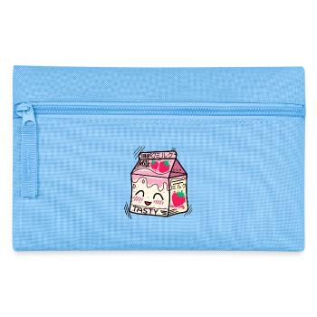 Lait de fraise Kawaii Japonais - Trousse - bleu clair - Devant