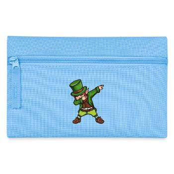 Dancing Leprechaun St. Patrick's Day Irish - Pencil Case - light blue - Front