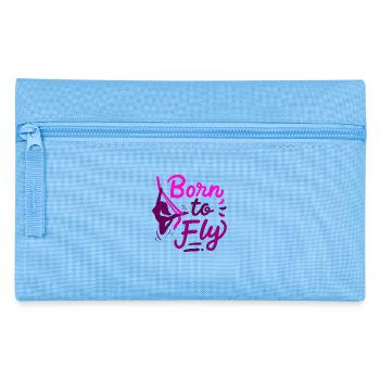 Aerial Yoga Born To Fly Pour voler Naissance Tissu - Trousse - bleu clair - Devant