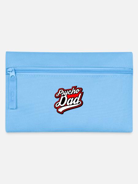 Psycho - Papa - Psycho - Dad - Federtasche - Hellblau