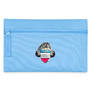 Rostock bright colors under the shirt - Pencil Case - light blue - Front
