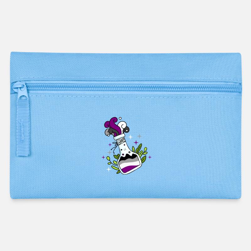 Asexual Potion Ace Pride - Pencil Case - light blue