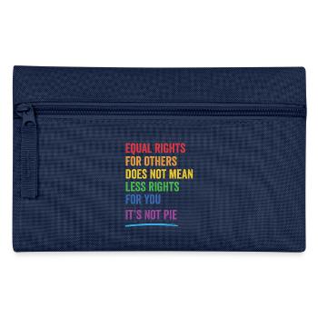 LGBT - Gleiche Rechte für andere - Federtasche - Hellblau - Vorne