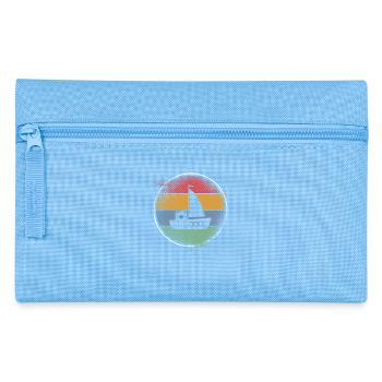Sailboat Sailor Sailing Kids Motif - Pencil Case - light blue - Front
