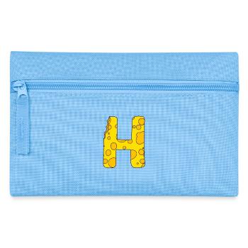 Lettre H - Trousse - bleu clair - Devant