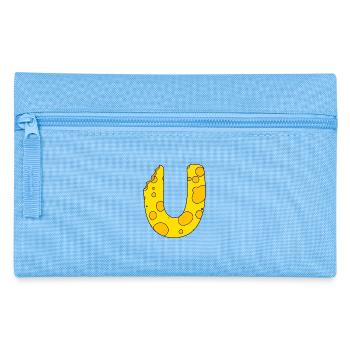 Letter u - Pencil Case - light blue - Front