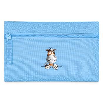 Le cheval malade avec bandage est prêt - Trousse - bleu clair - Devant
