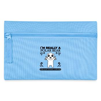 L’ours polaire et la forme physique - Trousse - bleu clair - Devant
