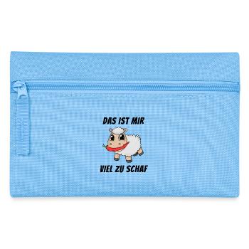 Scharf Schaf Lustig - Federtasche - Hellblau - Vorne