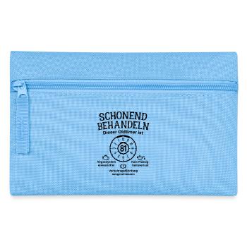 81. Geburtstag Schonend Behandeln Oldtimer Ist 81 - Federtasche - Hellblau - Vorne