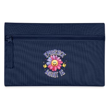 positive attitude, embrasse la vie, joie de vivre - Trousse - bleu clair - Devant