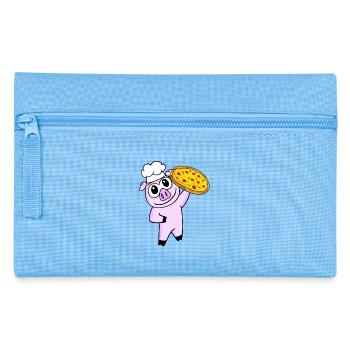 pizza maker pizza chef porc italie - Trousse - bleu clair - Devant