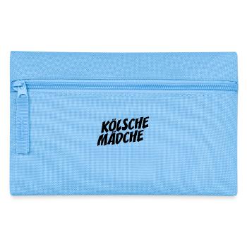 Kölsche Mädche Karneval In Kölle Köln Cologne Girl - Federtasche - Hellblau - Vorne
