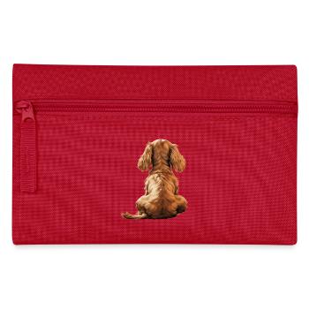 Cocker Épagneul - Trousse - rouge - Devant