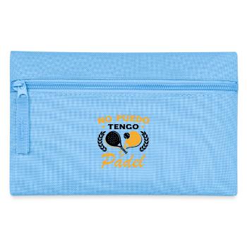 Ich kann nicht, ich habe Padel Tennis Padel Spieler - Federtasche - Hellblau - Vorne
