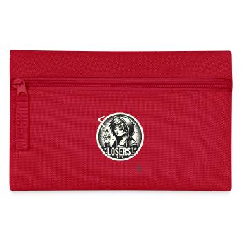 Edgy Alternative Goth Punk Girl : Losers - Trousse - rouge - Devant
