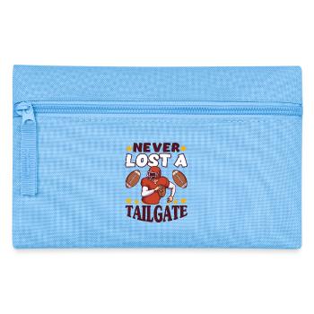Un footballeur a perdu un ballon de football - Trousse - bleu clair - Devant