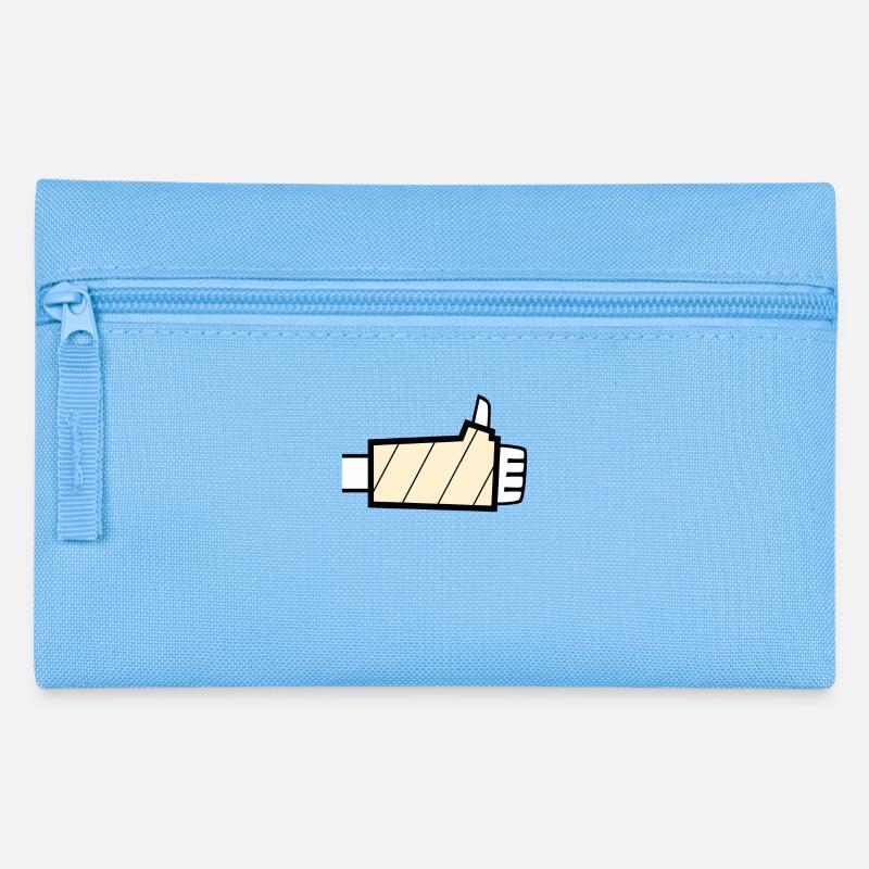 Gipsarm und alles okay, Icon - Federtasche - Hellblau