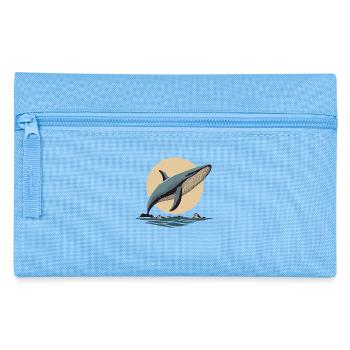 Orca, Wal, Tiere, Ozean - Federtasche - Hellblau - Vorne