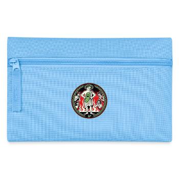Ancient Roman Purgatory, Dante shows cucumber - Pencil Case - light blue - Front