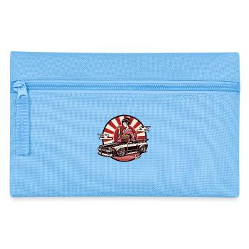 Geisha japonaise et voiture JDM Motorsport - Trousse - bleu clair - Devant