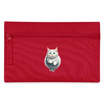 Cat in the Leap - Pencil Case - red - Front