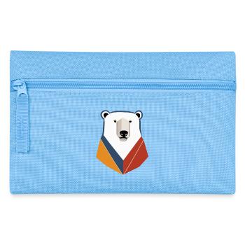Polar bear - Pencil Case - light blue - Front