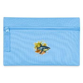 Hai Haifisch - Federtasche - Hellblau - Vorne
